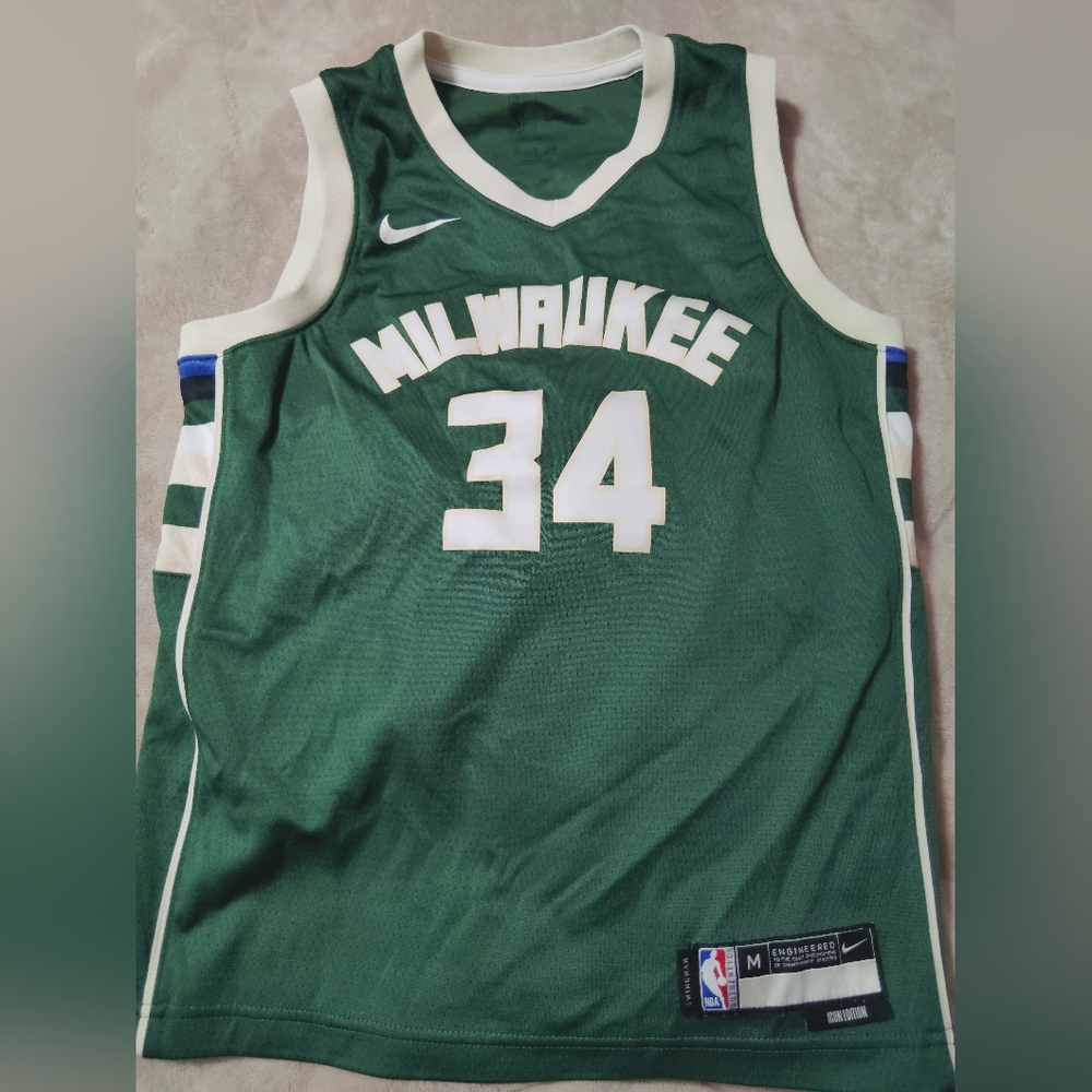 Nike Milwaukee Green Basketball Jersey